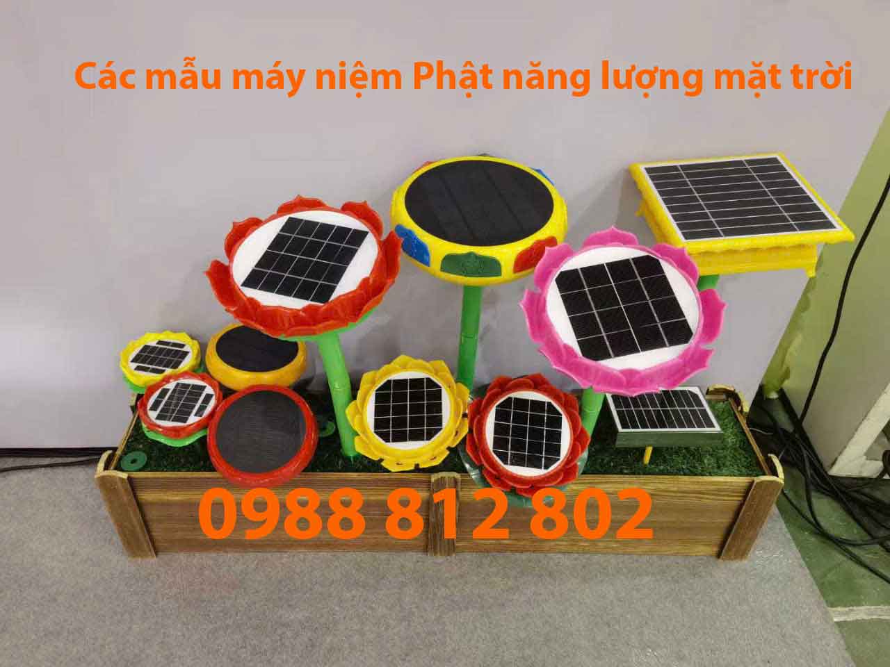 Các mẫu máy niệm Phật Năng Lượng Mặt Trời