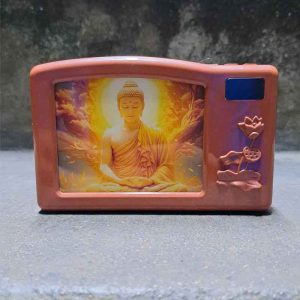 Máy niệm phật để bàn thờ có led hình phật 302be