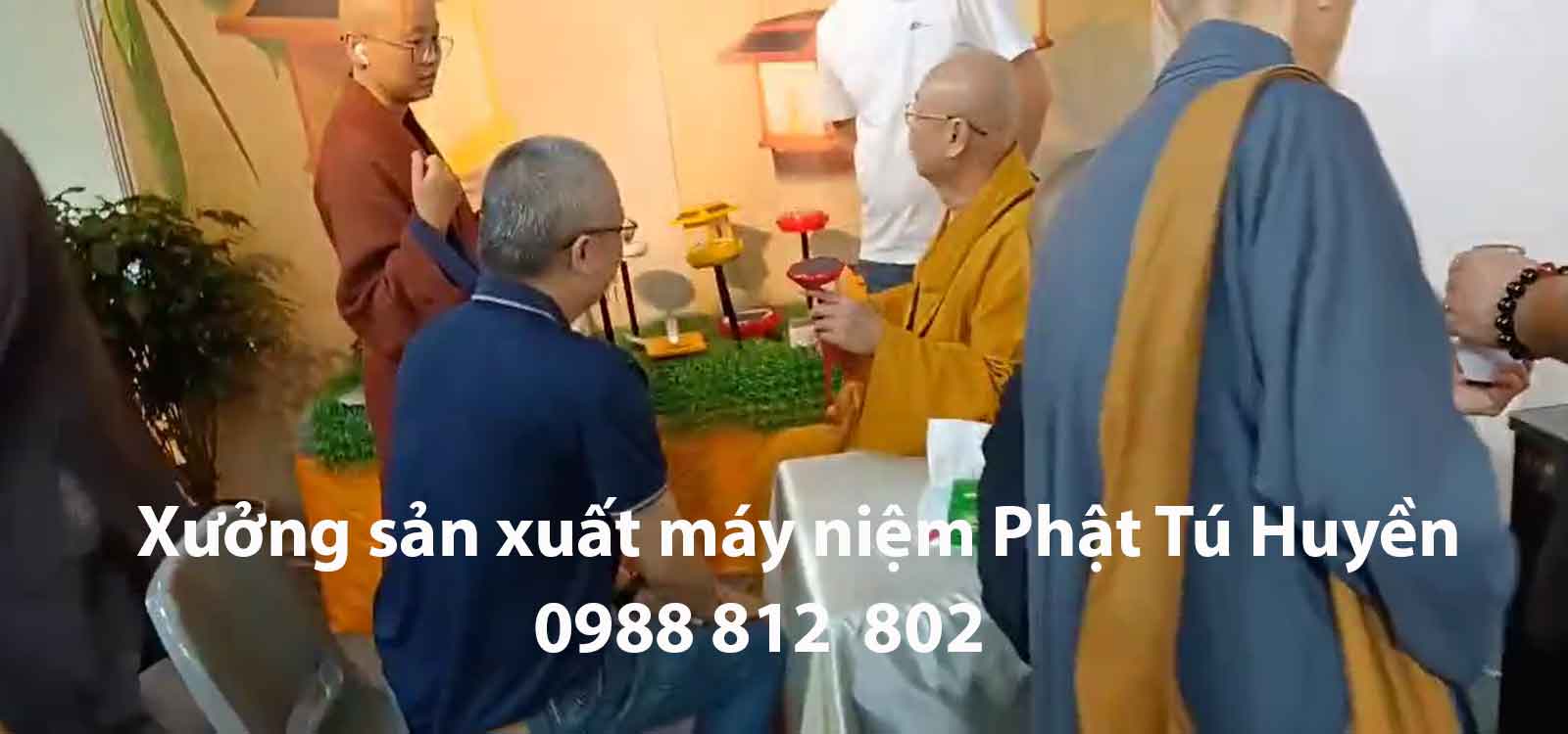 Banner Triển lãm máy niệm Phật